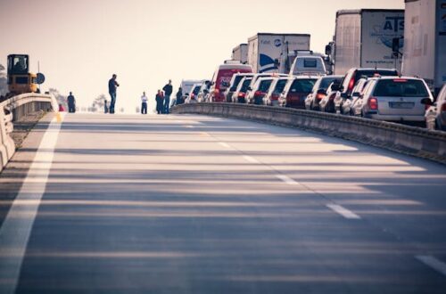 Man Crossing Road