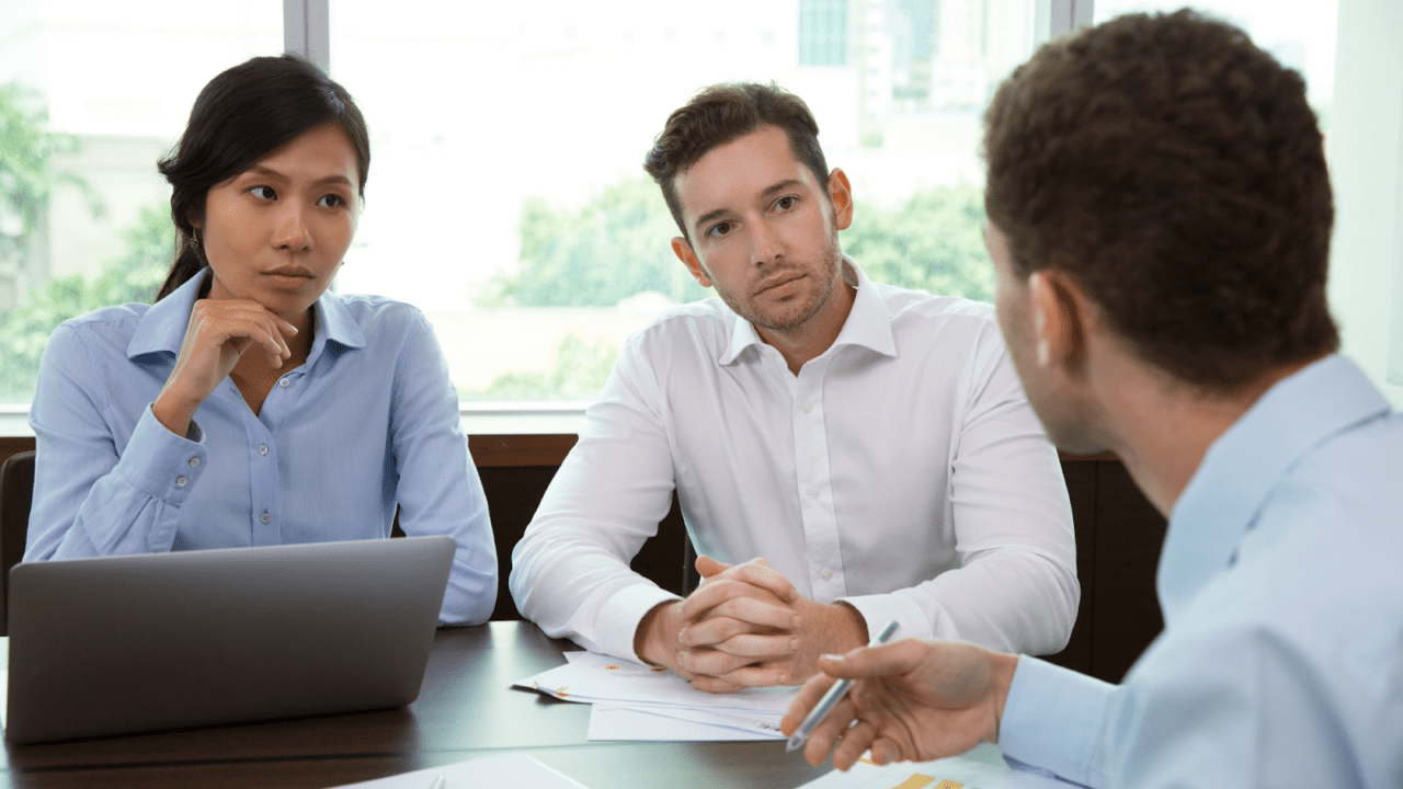 Workers' Compensation meeting with employee